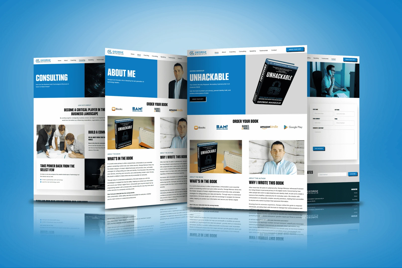 Full Georgemansour website presentation