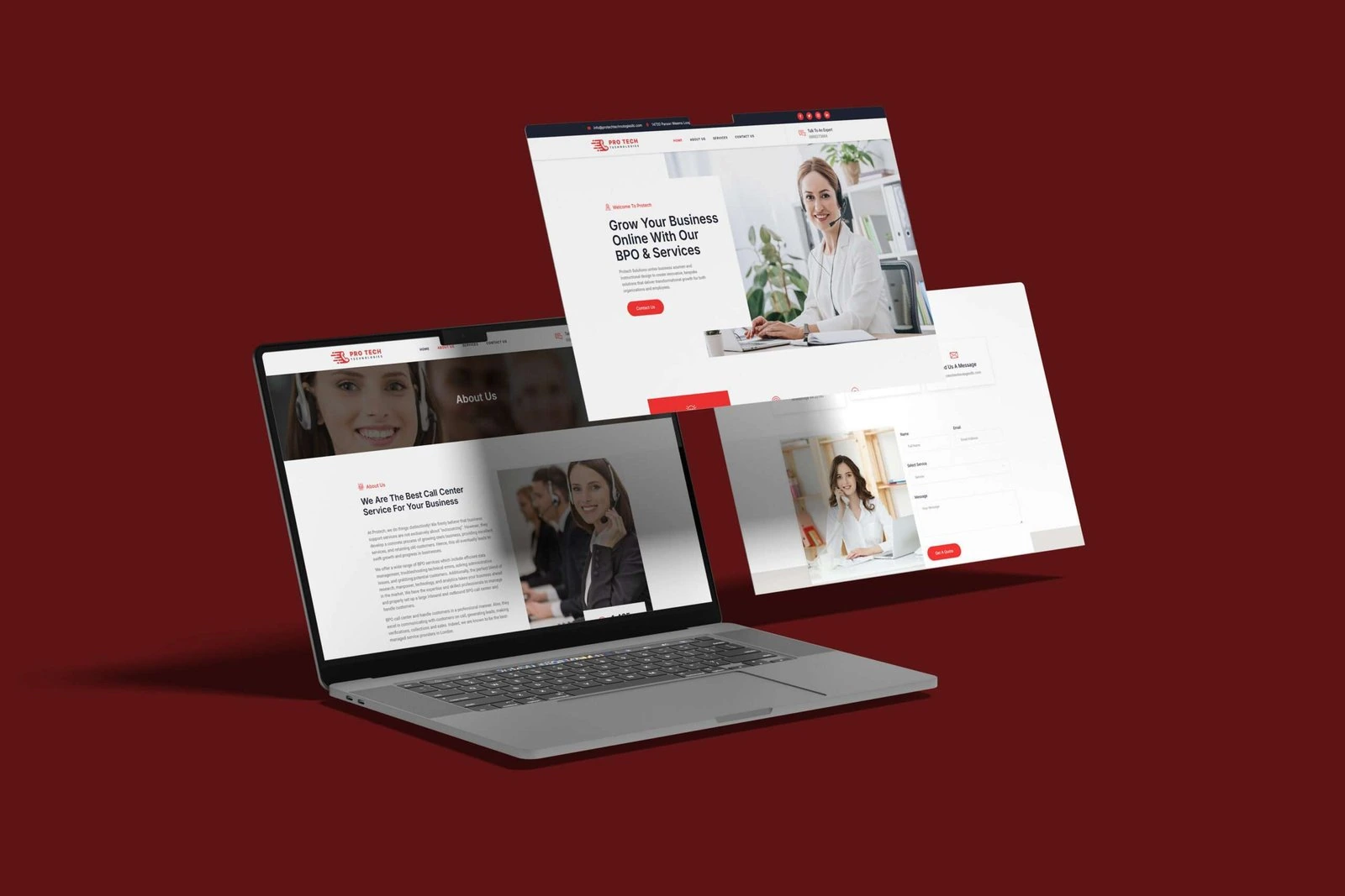 Full Protechtechnologiesllc website presentation