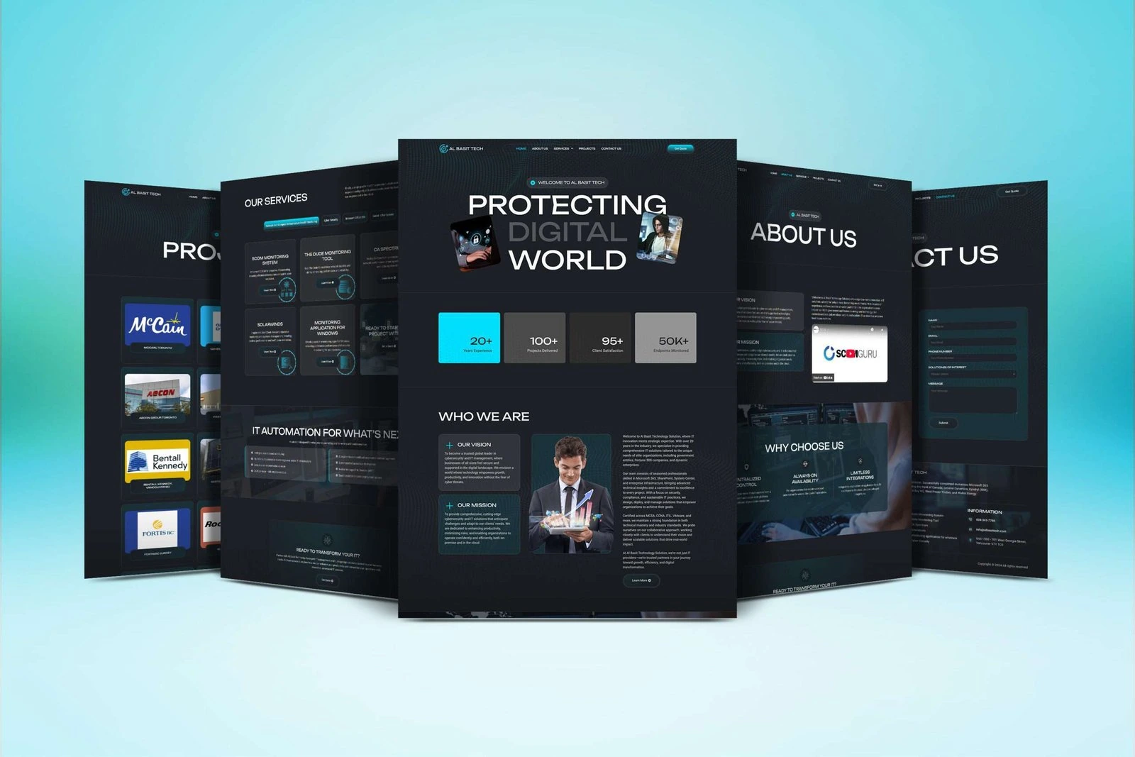 Full Albasittech website presentation