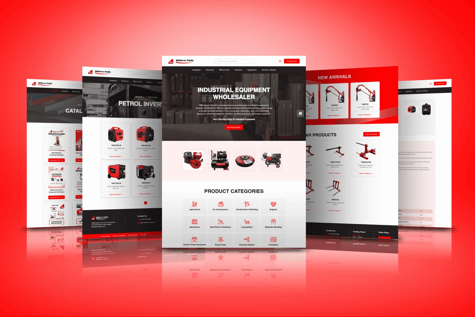 Full Wix website concept website presentation