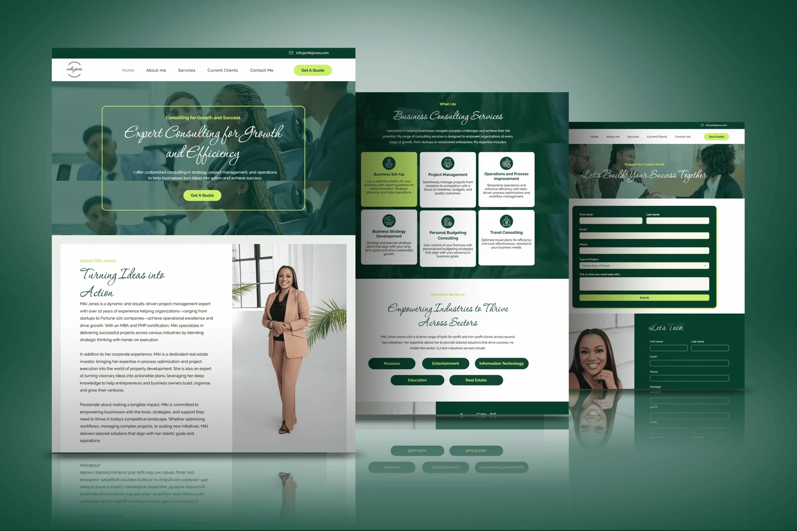 Full Mikijones website presentation